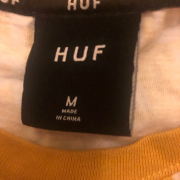 Yellow HUF Shirt - Picture 2 of 2
